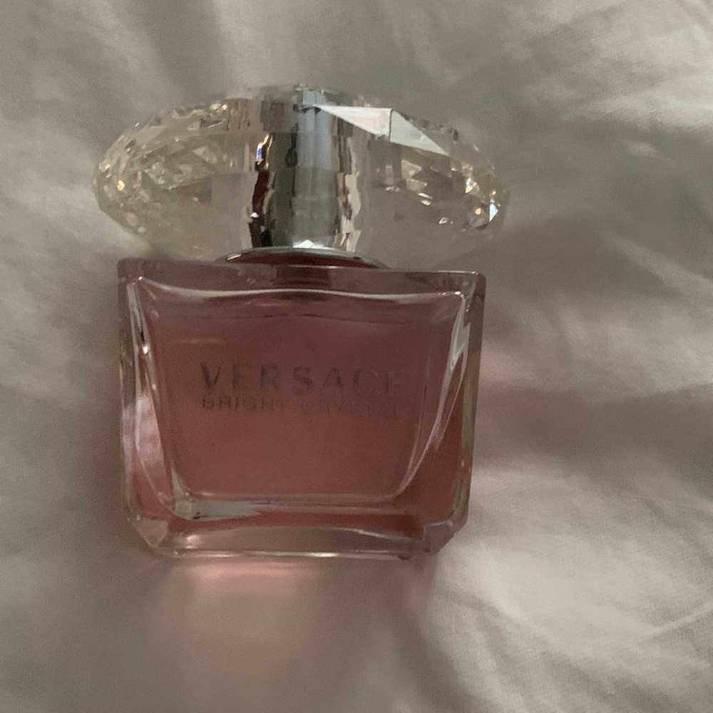 Versace Pink Crystal-Top Fragrance Bottle